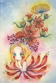 日本插画家juriu的漂亮水彩插画 第二期 - 插画图片_插画师_插画壁纸_场景插画_yidodo.net - 意兜兜