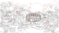 小蚂蚁的知足采集到C-插画(线性插画)
