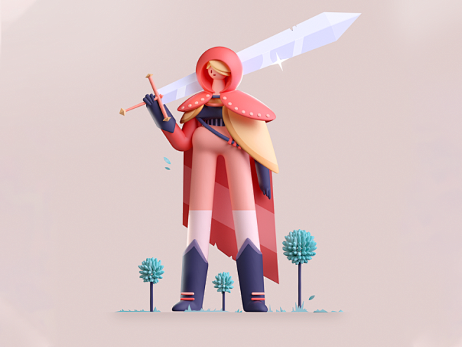 C4D视觉参考/C4D IP人物角膜/c...