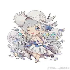 永远的7日之都超话#永远的7日之都# 是新出的泳装～炎炎夏日确定不来四只小可爱甜蜜一下吗 ​​​​