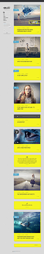 Milli, WordPress Premium Responsive Blog Theme by Premium Themes, via Behance