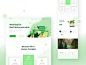 Financial Service Landing Page financial landing page design financial web design ux service financial services financial typography ui landing page design illustration 2019 design trend uiux trendy clean minimal design minimal design creative landing pag
