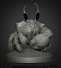 Jason Martin — crab zbrush summit 2015 : crab I made for my presentation at the Zbrush summit 2015.  My demo mostly concentrated on the use of nanomesh for creature detailing.  