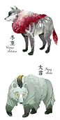 动物主题二十四节气插画设计
via：插画师 Cinyee Chiu ​​​​