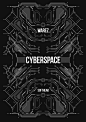 HUD futuristic UI poster FUI electronic hacker cyber Cyberpunk print