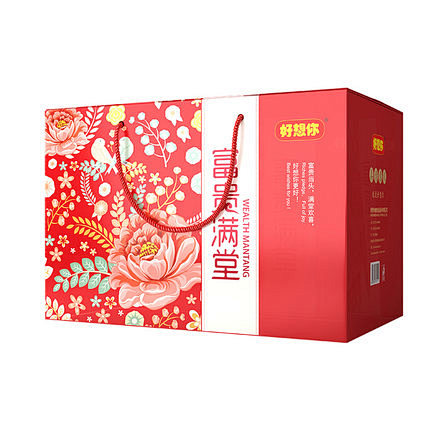 好想你中秋礼盒富贵满堂1890g红枣夹核...