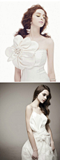 素雅气质的两款婚纱，大花VS大蝴蝶结,你们喜欢哪一款呢~