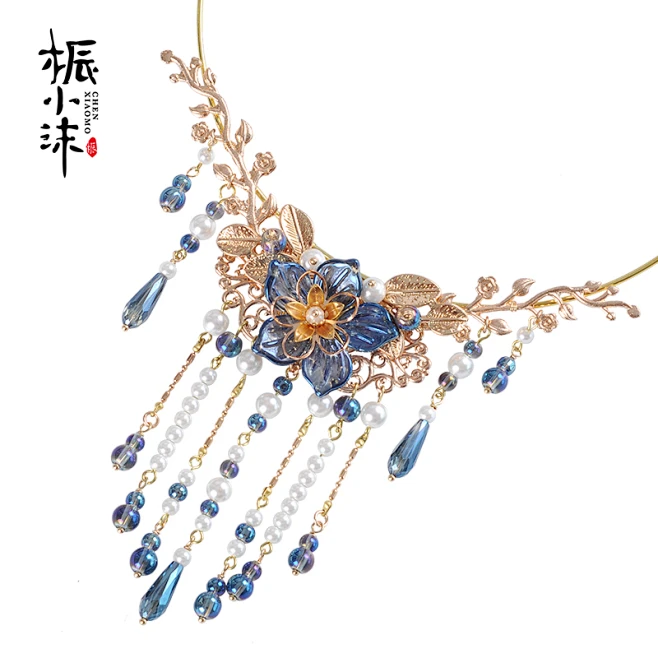 桭小沫陌颜璎珞古风饰品diy材料包璎珞汉服头饰发钗花瓣簪子发簪-淘宝网图片_古风配饰图片素材-花瓣网