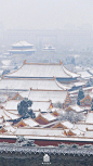一下雪 故宫就成了紫禁城。 ​