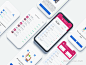 一个银行应用程序UI设计作品APP设计app界面首页素材资源模板下载