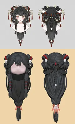 GSC古风无属性美女头•似锦 - 小红书