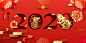 【源文件可下载】2020年新年海报鼠年春节喜庆剪纸窗花PSD设计素材源文件恭贺新春