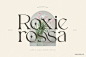 免费商用字体-唯美英文字体下载 Roxie Rossa-字体传奇网（ZITICQ）
