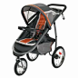 Коляска трехколесная компания Graco fastaction Делюкс три колеса раза щелкн...