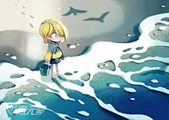 可爱的Q版人物插画