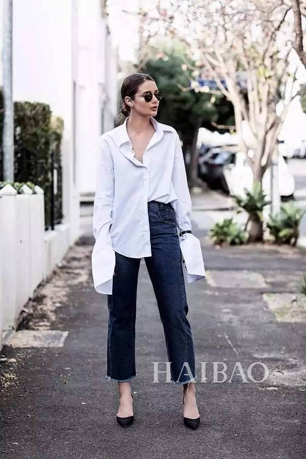 白衬衫搭配Look