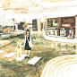 清雅的少女情怀-日本插画师Jun Kumaori作品