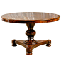 English Regency Mahogany Center Table