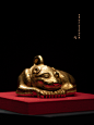 金兽，1982年出土于江苏省盱眙县南窑庄窖藏，现藏于南京博物院