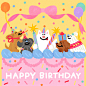 ILLUSTRATION  Packaging design Pet puppy Birthday cake bakery branding 