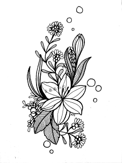 蓝小含采集到水彩画
