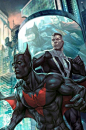 Batman Beyond & Superman Beyond by Stanley Lau