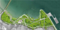 滨江景观规划设计-滨岛公园绿地景观设计平面图 #城市# #创意# #素材#