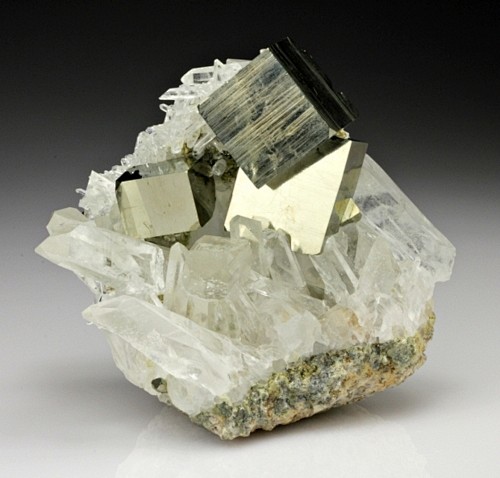 Pyrite with Quartz f...