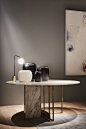 Plinto table - design ANDREA PARISIO for Meridiani - Salone del Mobile 2015: 