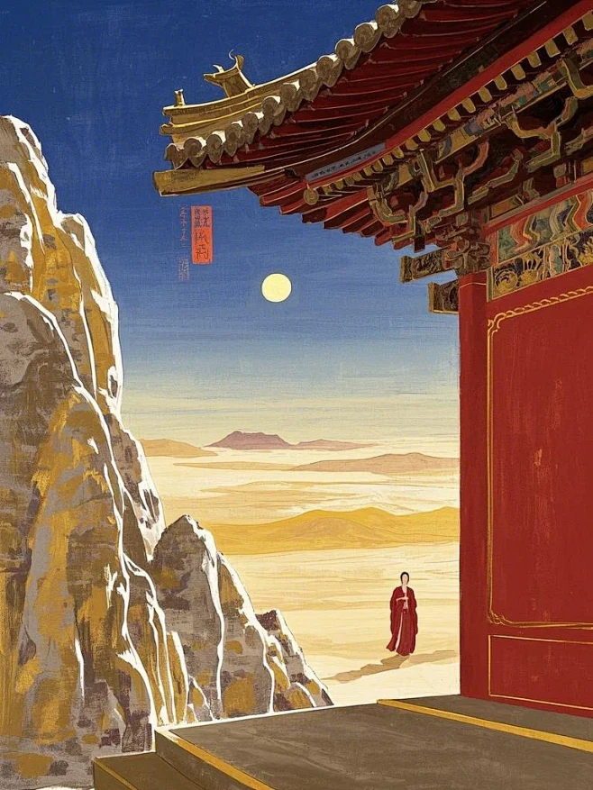 月夜啸声AI试验-古风