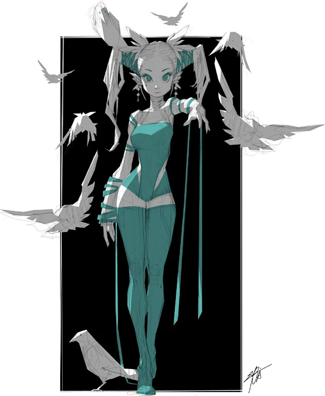 @CG原画的X先生 的个人主页 - 微博-花瓣网