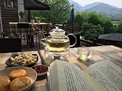 五一假期，只想找个安静的地方待着，于是，喝茶，看书，望山，戏水，这不只是西湖的杭州～,文心童鞋