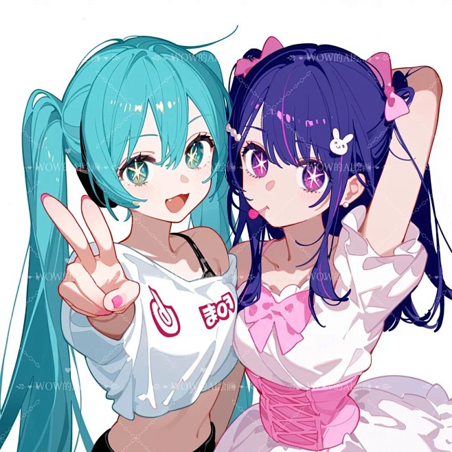 ✨初音x星野爱返场！✨_3_WOW的AI...