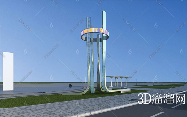 【城市雕塑3D模型下载】-城市雕塑3D模...