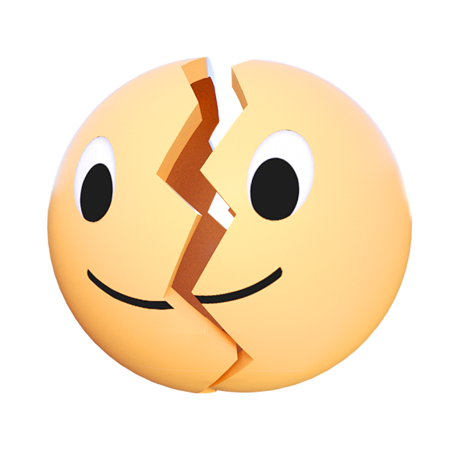 裂开