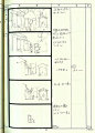 宫崎骏分镜手稿、宫崎骏、分镜手稿