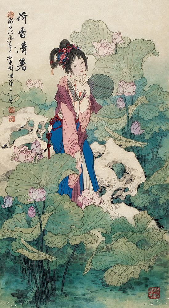 华三川绘画作品欣赏（1） - 李梨 - ...