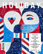 Holiday Magazine 复刊预览 - 空白杂志 NONZEN.com : 1946年至1977年存世的美国旅游杂志Holiday，三月在法国巴黎复刊，新杂志以时尚化的包装方式制作旅游内容。