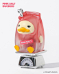 其中包括图片：POP MART Duckoo Pink Salt Figurine