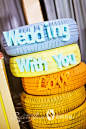 广州银禧婚礼策划【轨迹】 By <a class="text-meta meta-mention" href="/y4e2bg4pzk/">@广州银禧婚礼策划</a> :   这是2015年9月26日的广州四季酒店，这里举行着一场特别的婚礼。这一场婚礼以美国西部公路片里常见的”轮胎“作为灵感，但是这里没有荒芜没有沙丘，这里是永远的色彩缤纷，永远的幸福快乐。