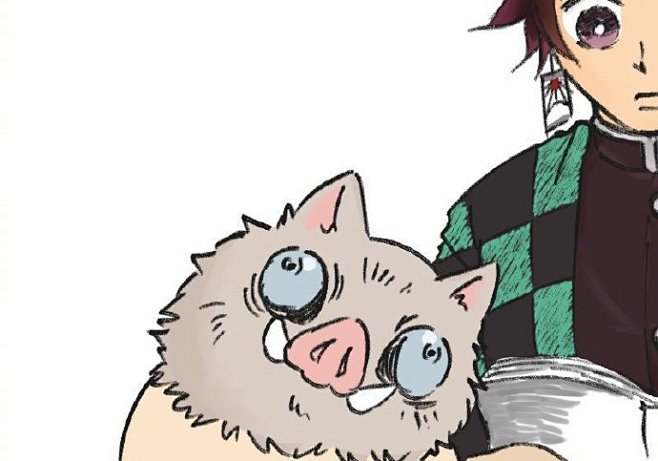 鬼灭之刃想要被摸摸头的伊之助这也太可爱啦twiatelierhimeda6767