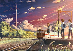靑骎采集到『动漫场景』