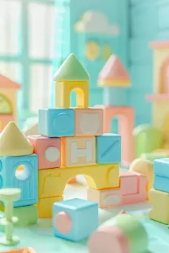 国产积木玩具模型