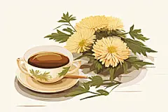 霜降秋季秋天插画