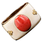 Mario Buccellati Coral and Ivory Bangle Bracelet