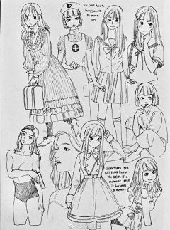 健康色彩采集到W动漫插画W
