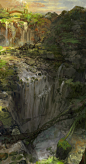heavenly waterfall by molybdenumgp03 on deviantART