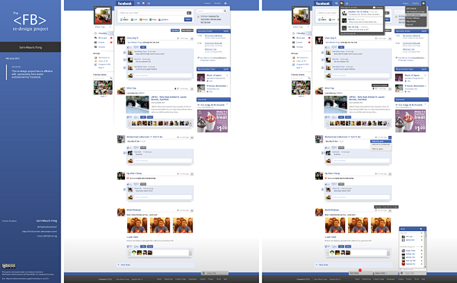 facebook改版设计