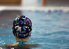 child in swimming pool