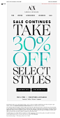 Armani Exchange - SALE EXTENDED: Take 30% Off Select Styles - Online & In Stores